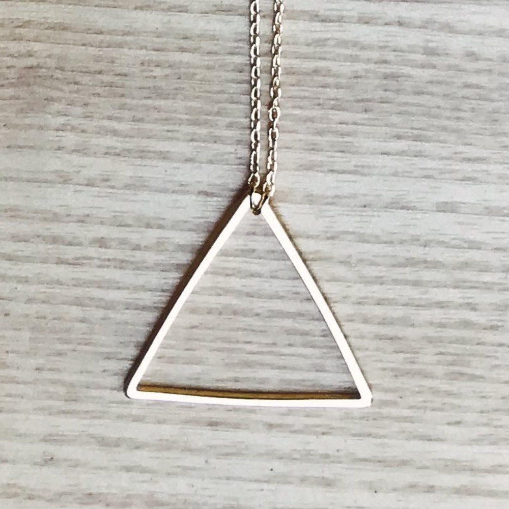 Triangle Necklace- Style On The Spot